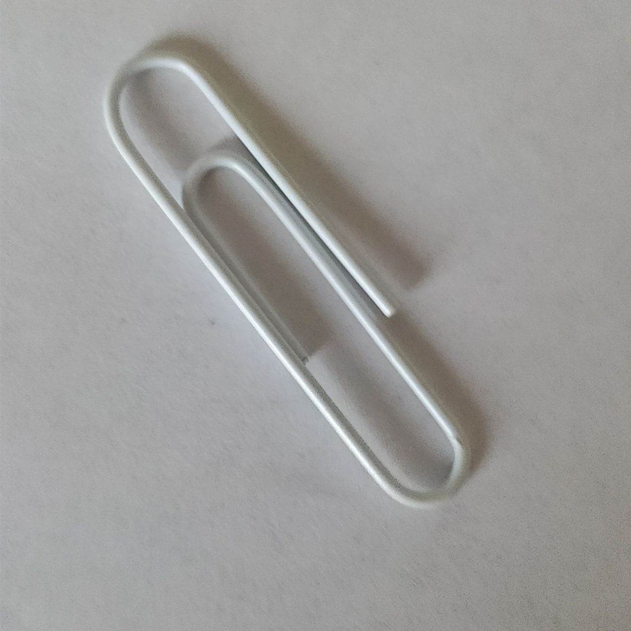 White paper clip