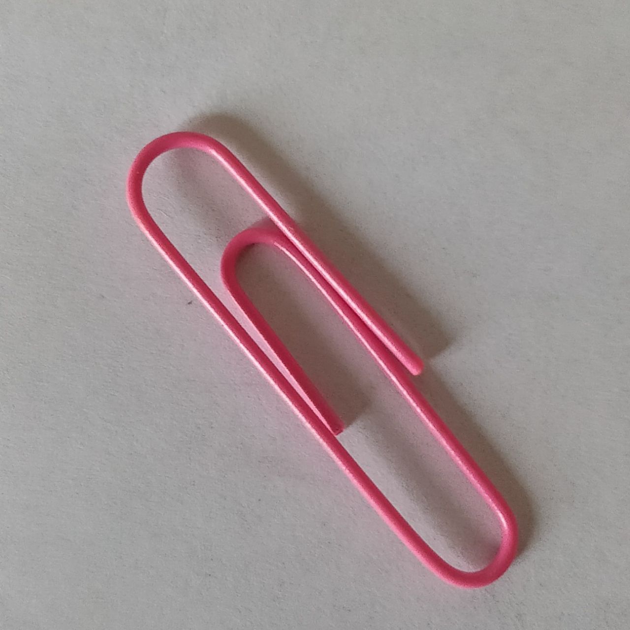 Pink paper clip